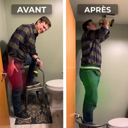 Ceinture Lombaire de Chantier – Soulage et Protège ton Dos
